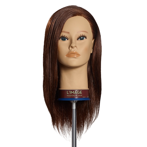 Important Vintage Hair Learning Tool- 100% human hair mannequin head -  Vintage Hairstyling